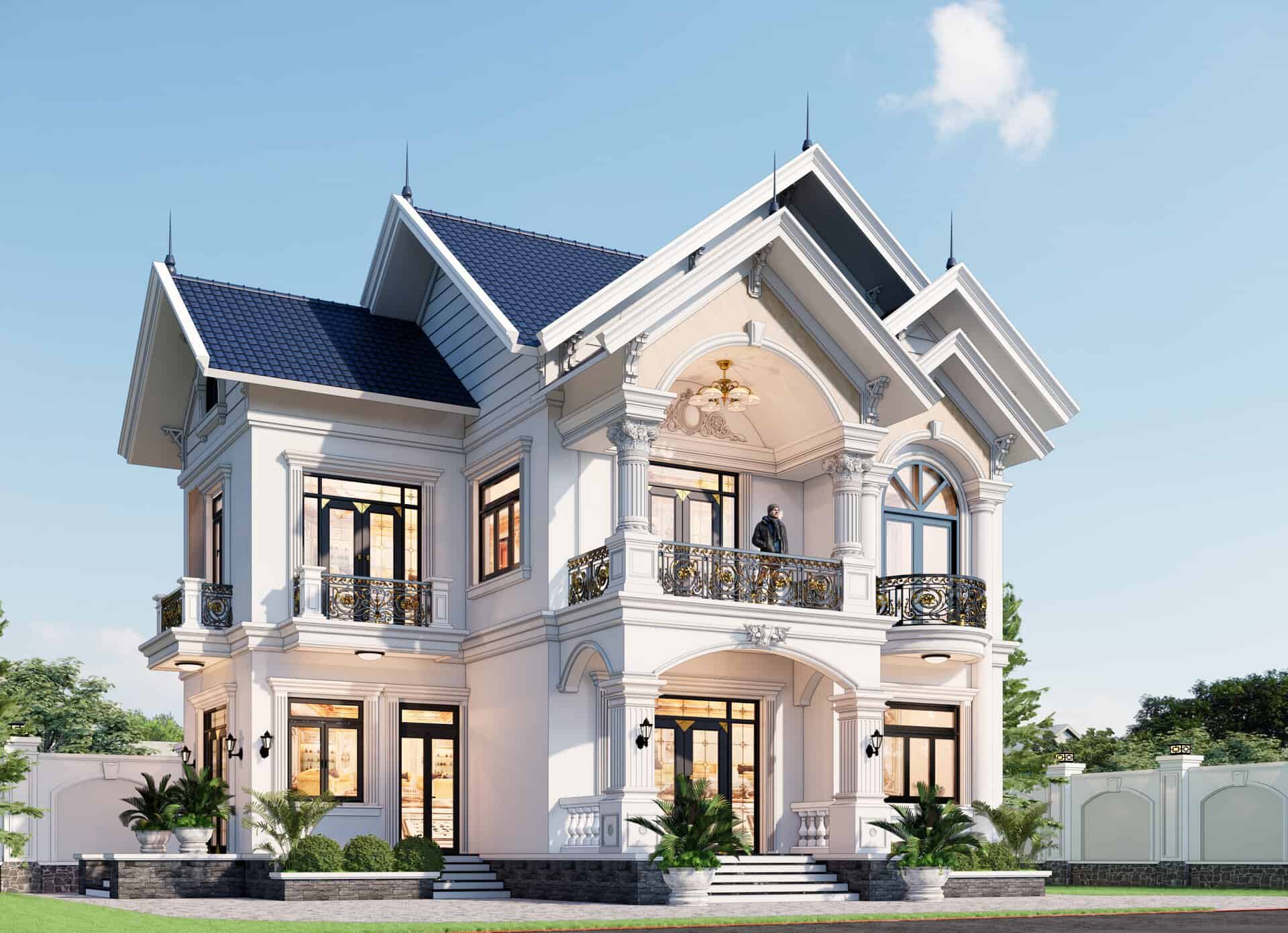 Thiết kế biệt thự mái Thái đẹp tại Tây Nguyên – GeoHome